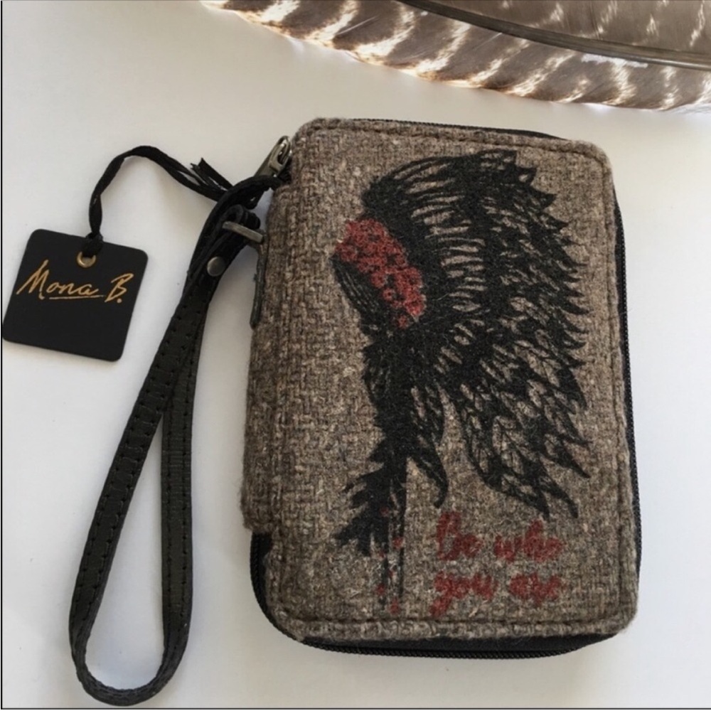 Mona B Be Brave Wristlet